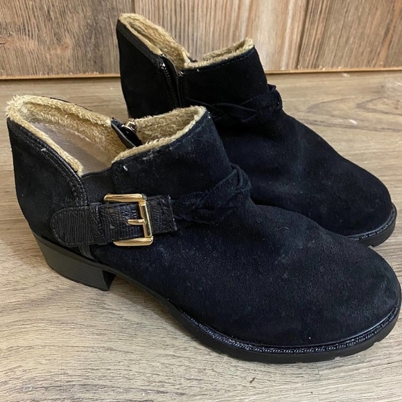 Sporto Suede Ankle Bootie Size 5 1/2 M - Picture 1 of 5